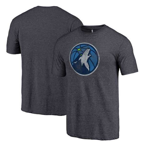 Men's Minnesota Timberwolves Fanatics Gray T-Shirt FengYun