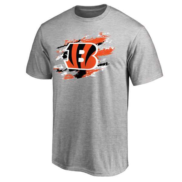 Men's Cincinnati Bengals NFL Pro Line True Color T-Shirt Heathered Gray