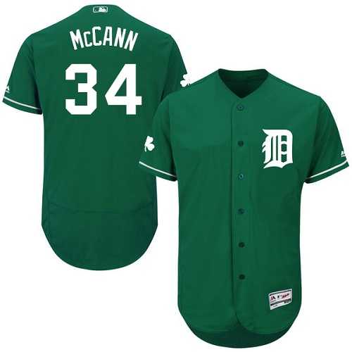Detroit Tigers #34 James McCann Green Celtic Flexbase Stitched Jersey DingZhi