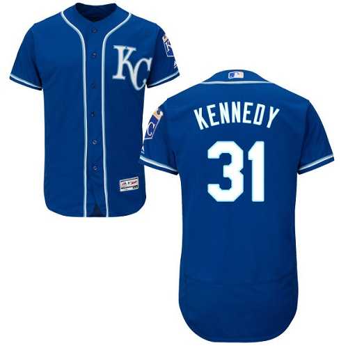 Kansas City Royals #31 Ian Kennedy Royal Flexbase Stitched Jersey DingZhi