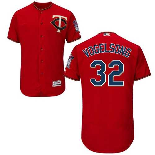 Minnesota Twins #32 Ryan Vogelsong Red Flexbase Stitched Jersey DingZhi