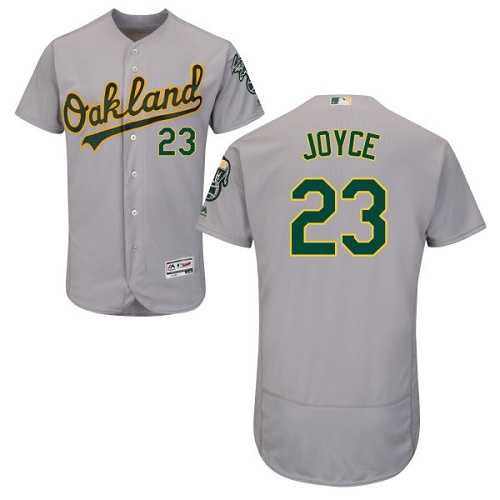 Oakland Athletics #23 Matt Joyce Gray Flexbase Stitched Jersey DingZhi