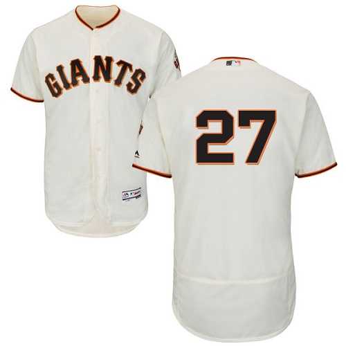 San Francisco Giants #27 Juan Marichal Cream Flexbase Stitched Jersey DingZhi