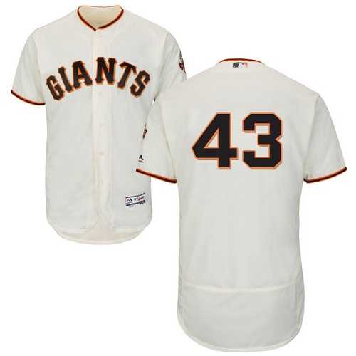 San Francisco Giants #43 Ricky Romero Cream Flexbase Stitched Jersey DingZhi