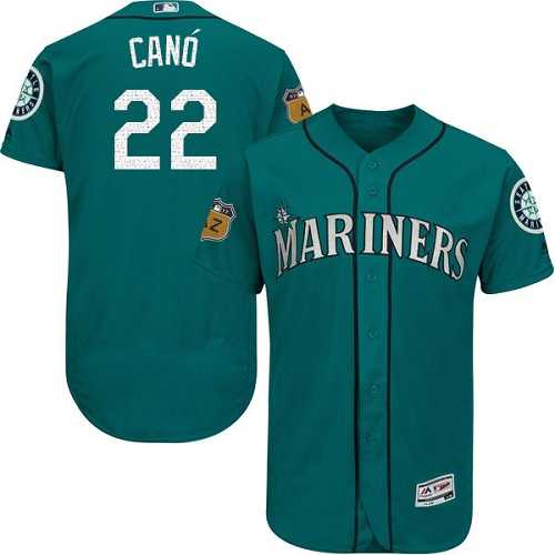 Seattle Mariners #22 Robinson Cano Green 2017 Spring Training Flexbase Stitched Jersey DingZhi