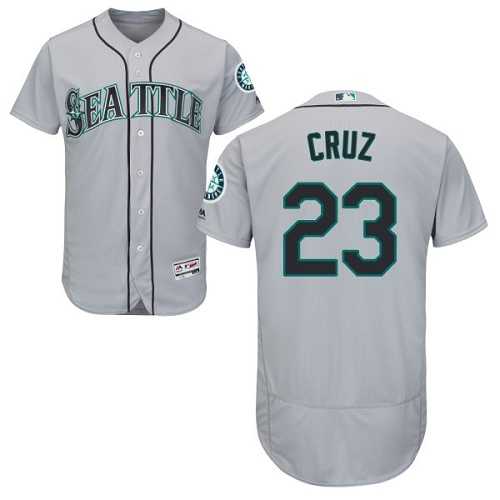 Seattle Mariners #23 Nelson Cruz Gray Flexbase Stitched Jersey DingZhi