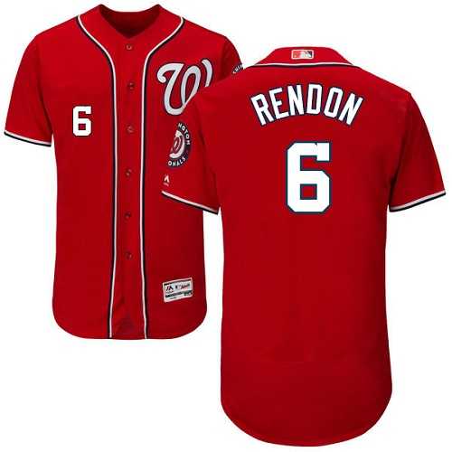 Washington Nationals #6 Anthony Rendon Red Flexbase Stitched Jersey DingZhi
