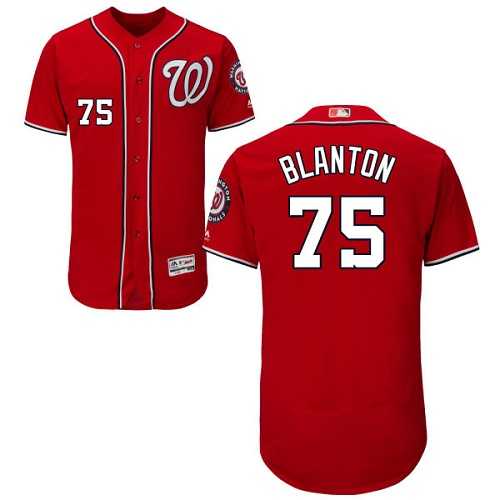 Washington Nationals #75 Joe Blanton Red Flexbase Stitched Jersey DingZhi