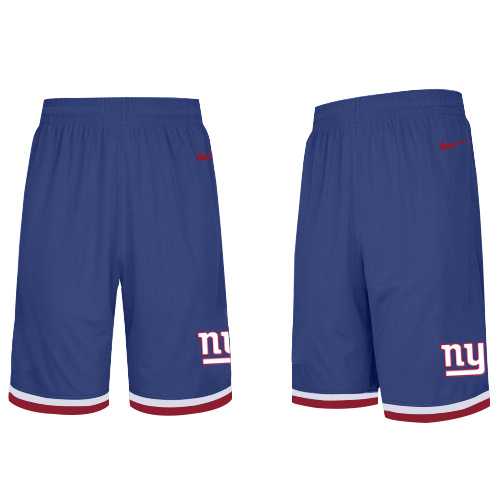 Men's New York Giants Blue NFL Shorts