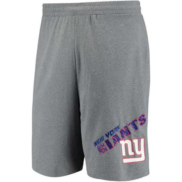 Men's New York Giants Concepts Sport Tactic Lounge Shorts Heathered Gray