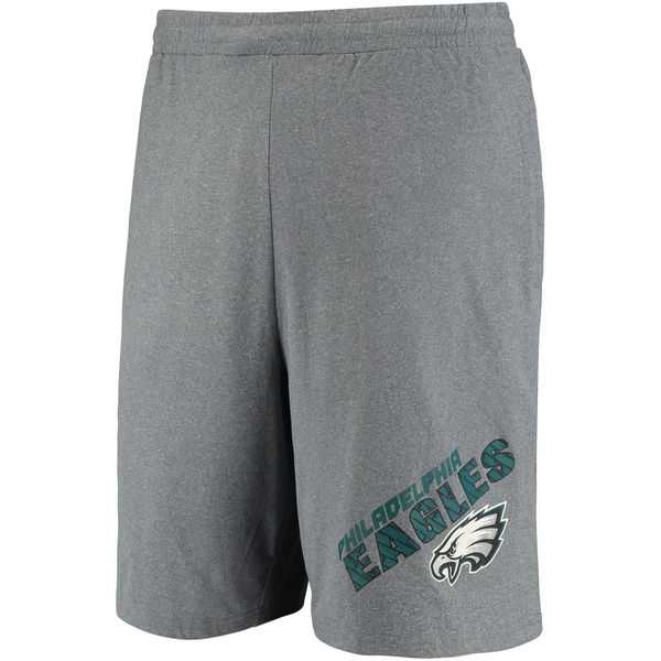 Men's Philadelphia Eagles Concepts Sport Tactic Lounge Shorts Heathered Gray