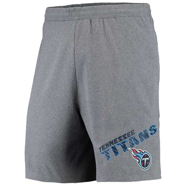 Men's Tennessee Titans Concepts Sport Tactic Lounge Shorts Heathered Gray