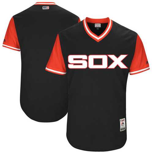 Chicago White Sox Blank Majestic Black 2017 Players Weekend Team Jersey