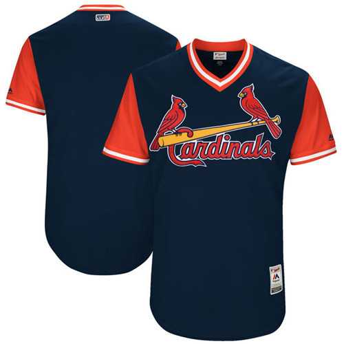 St. Louis Cardinals Blank Majestic Navy 2017 Players Weekend Team Jersey