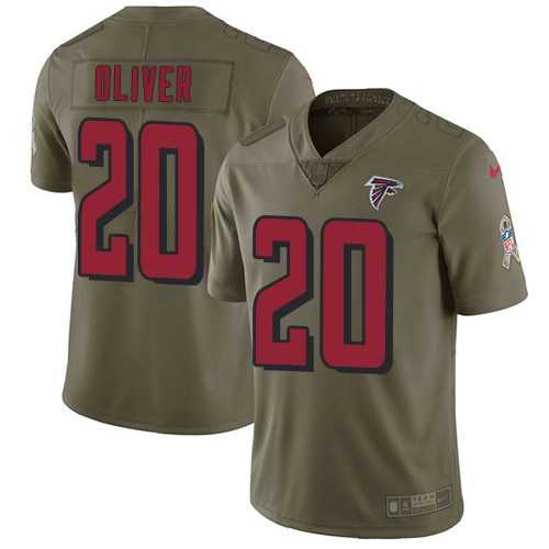 Nike Falcons 20 Isaiah Olive Salute To Service Limited Jersey Dzhi