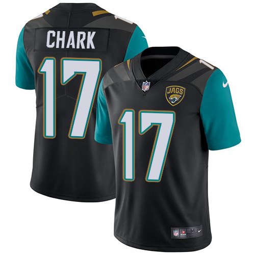 Nike Men & Women & Youth Jaguars 17 DJ Chark Black Alternate NFL Vapor Untouchable Limited Jersey
