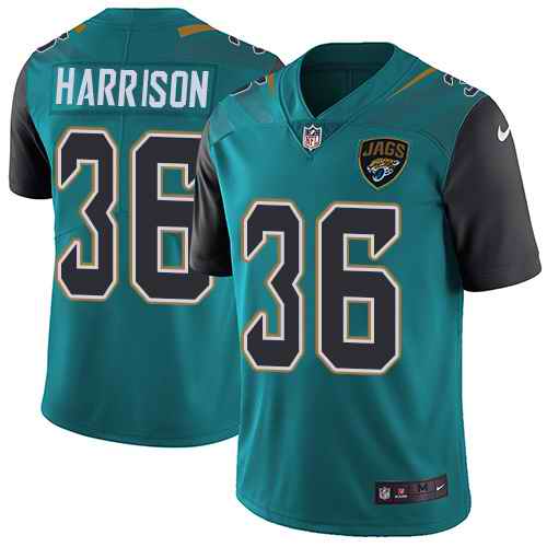 Nike Men & Women & Youth Jaguars 36 Ronnie Harrison Teal NFL Vapor Untouchable Limited Jersey