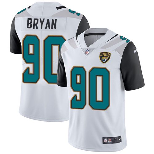 Nike Men & Women & Youth Jaguars 90 Taven Bryan White NFL Vapor Untouchable Limited Jersey