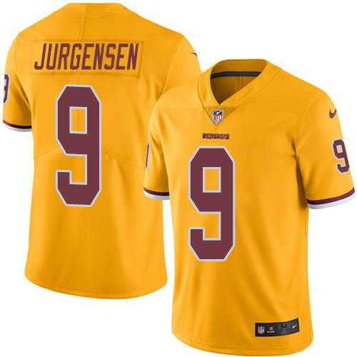 Nike Men & Women & Youth Redskins 9 Sonny Jurgensen Gold Color Rush Limited Jersey