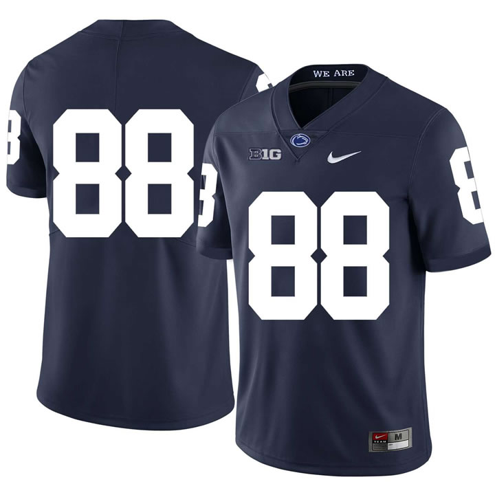 Penn State Nittany Lions 88 Mike Gesicki Navy Nike College Football Jersey Dzhi