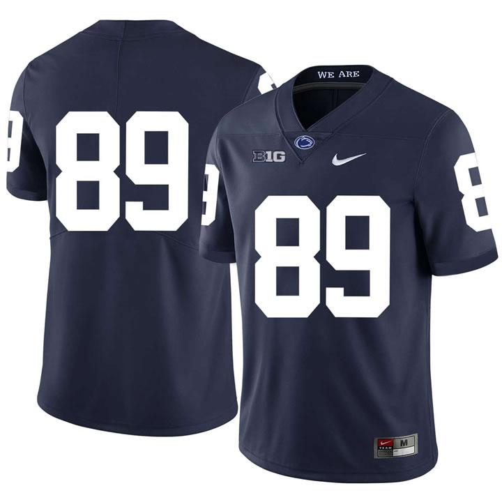 Penn State Nittany Lions 89 Garry Gilliam Navy Nike College Football Jersey Dzhi