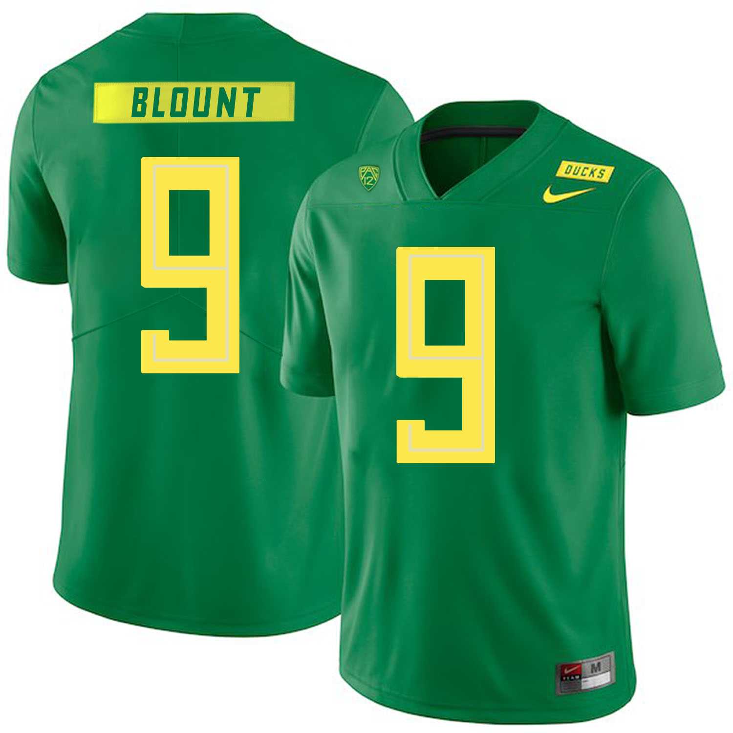 Oregon Ducks 9 LeGarrette Blount Apple Green Nike College Football Jersey Dzhi