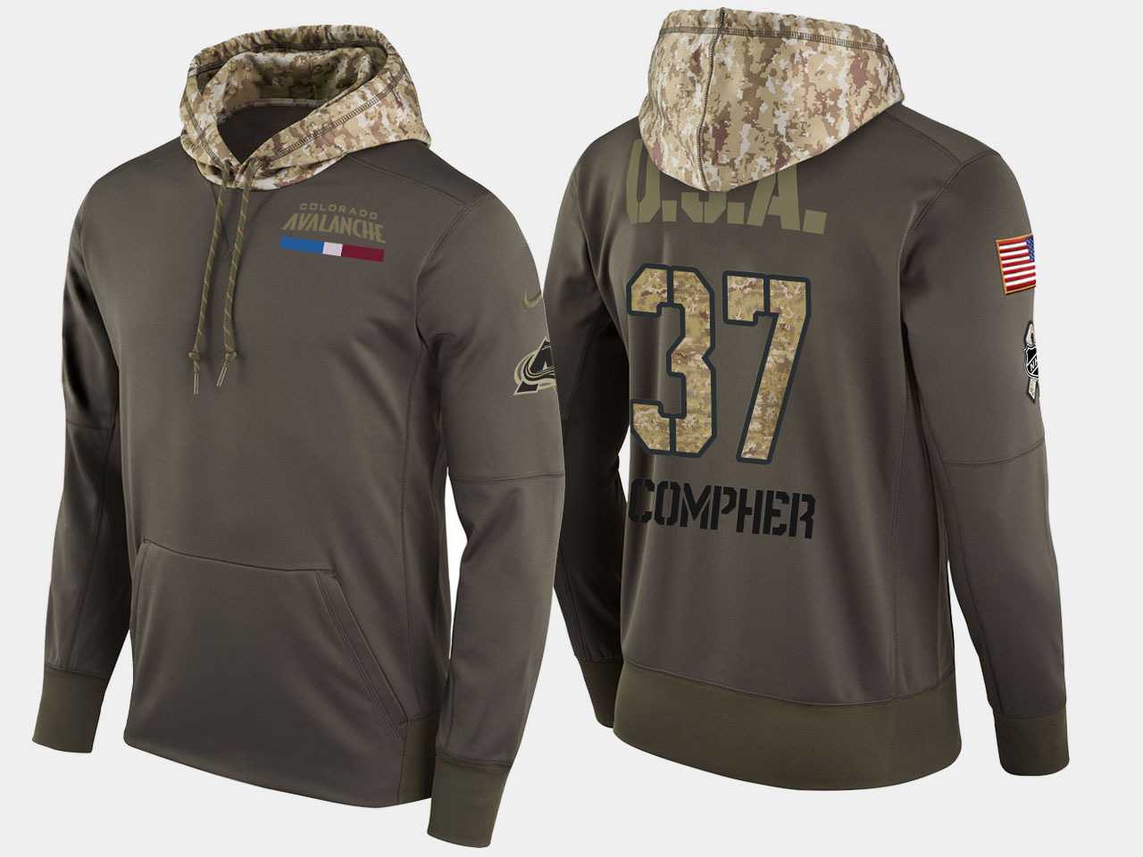 Nike Aavalanche 37 J.t. Compher Olive Salute To Service Pullover Hoodie
