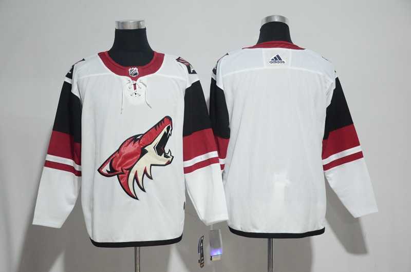 Men's Customized Coyotes White Adidas Jersey