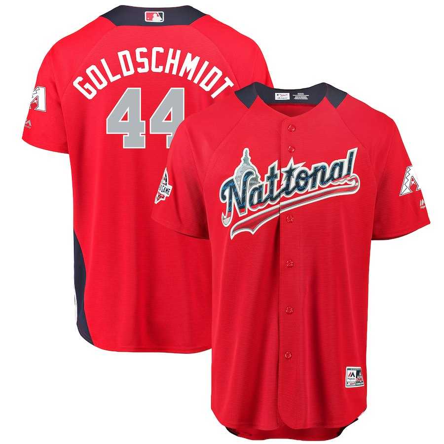 National League 44 Paul Goldschmidt Red 2018 MLB All Star Game Home Run Derby Jersey