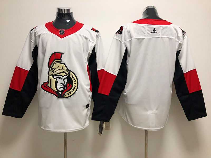 Ottawa Senators Blank White Adidas Stitched Jersey