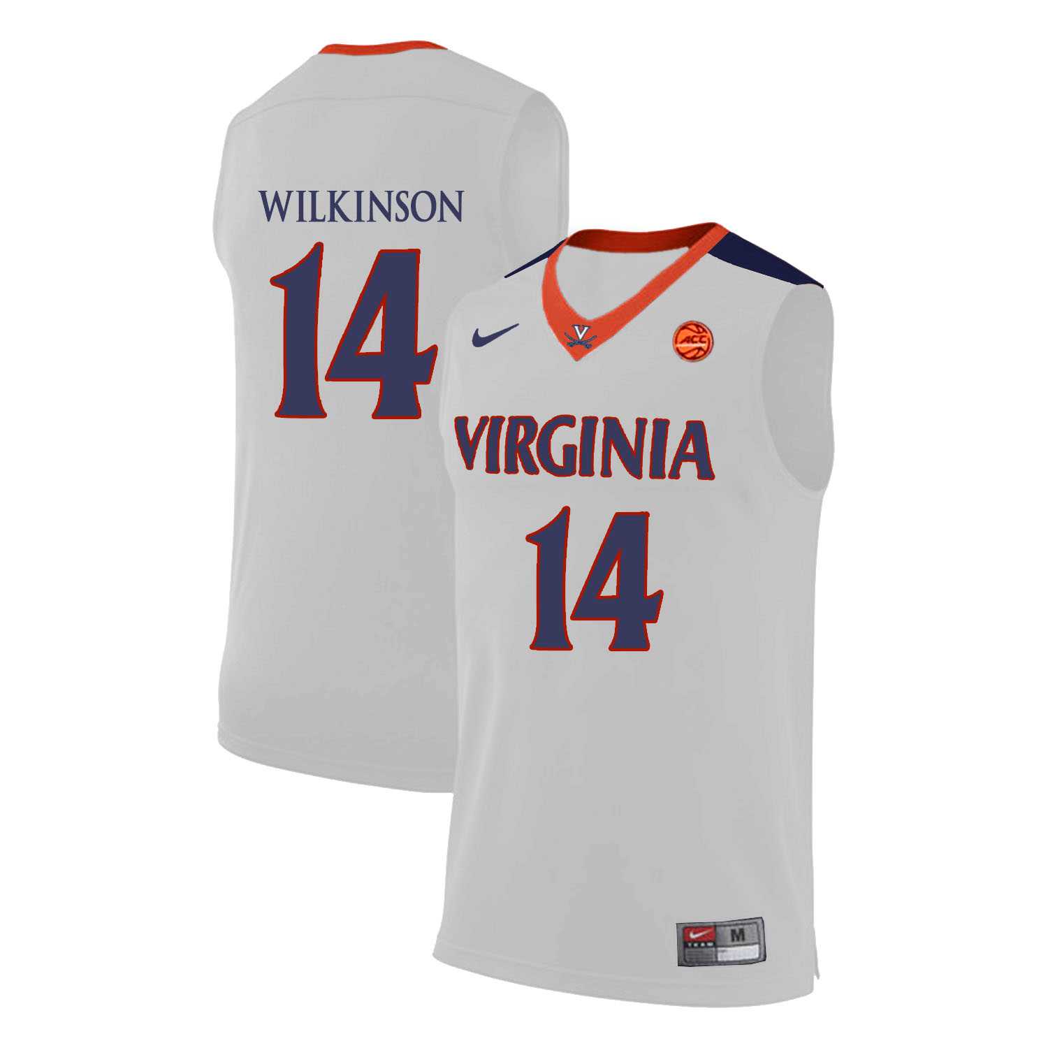 Virginia Cavaliers 14 Buzzy Wilkinson White College Basketball Jersey Dzhi