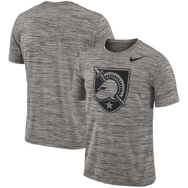 Nike Army Black Knights Charcoal 2018 Player Travel Legend Performance T-Shirt