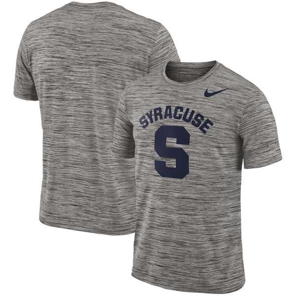 Nike Syracuse Orange Charcoal 2018 Player Travel Legend Performance T-Shirt