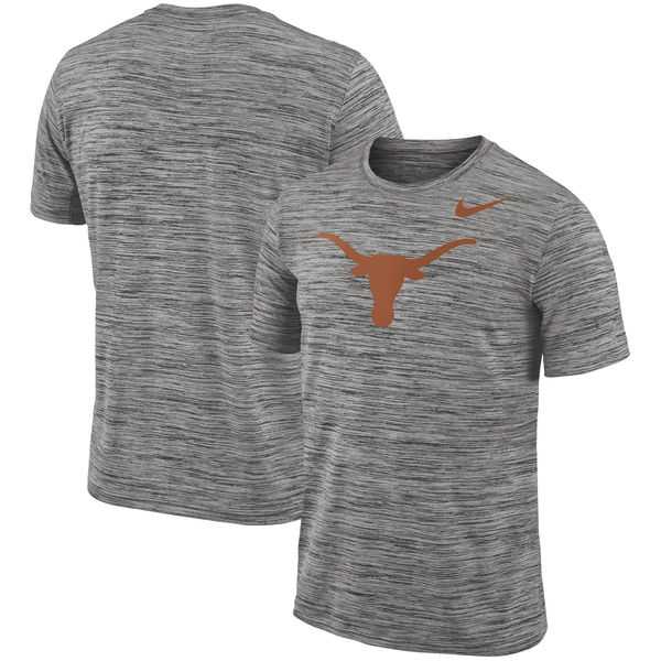 Nike Texas Longhorns Charcoal 2018 Player Travel Legend Performance T-Shirt