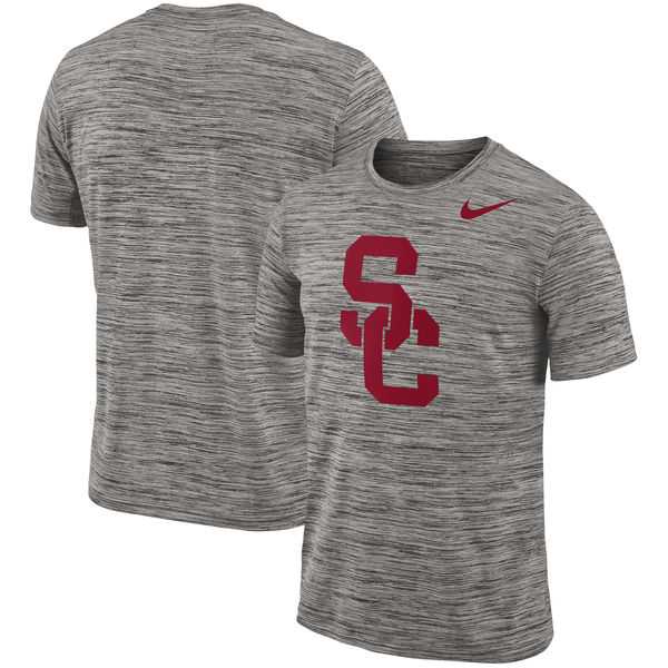 Nike USC Trojans Charcoal 2018 Player Travel Legend Performance T-Shirt