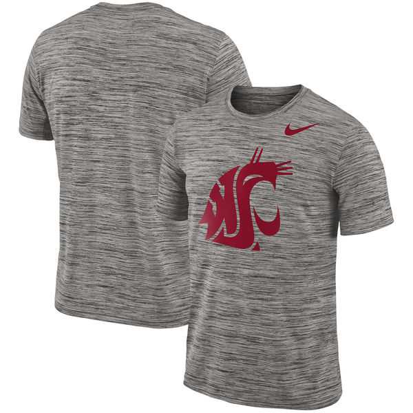 Nike Washington State Cougars Charcoal 2018 Player Travel Legend Performance T-Shirt