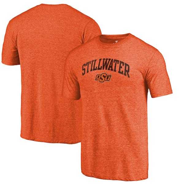 Oklahoma State Cowboys Fanatics Branded Orange Arched City Tri Blend T-Shirt
