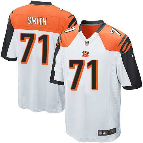 Nike Men & Women & Youth Bengals #71 Smith White Team Color Game Jersey