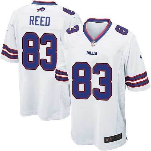 Nike Men & Women & Youth Bills #83 Reed White Team Color Game Jersey