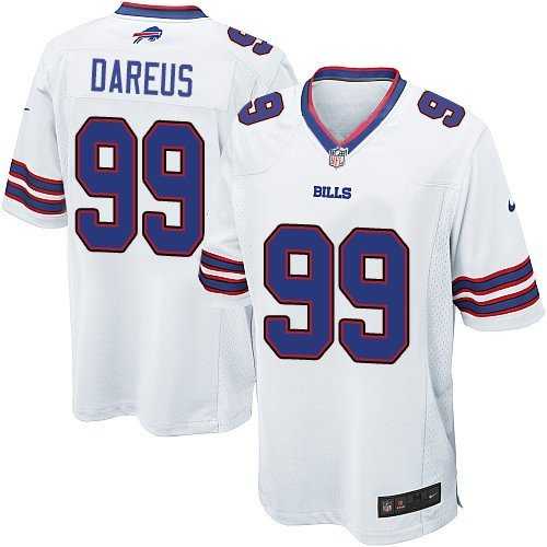 Nike Men & Women & Youth Bills #99 Dareus White Team Color Game Jersey