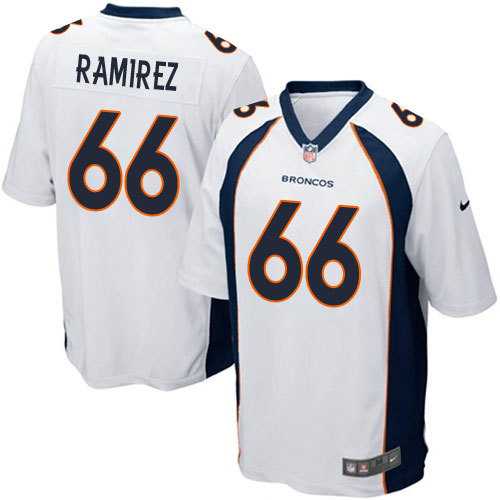 Nike Men & Women & Youth Broncos #66 Ramirez White Team Color Game Jersey