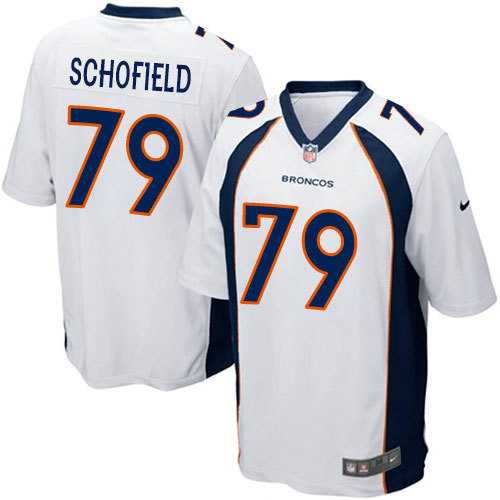 Nike Men & Women & Youth Broncos #79 Schofield White Team Color Game Jersey