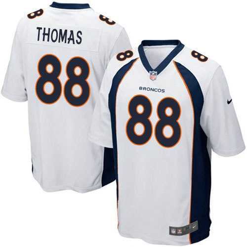 Nike Men & Women & Youth Broncos #88 Demaryius Thomas White Team Color Game Jersey