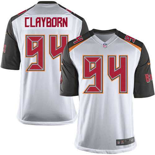 Nike Men & Women & Youth Buccaneers #94 Clayborn White Team Color Game Jersey
