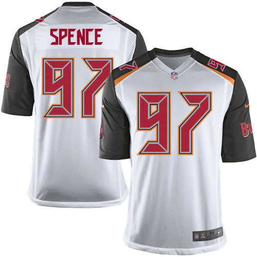 Nike Men & Women & Youth Buccaneers #97 Spence White Team Color Game Jersey
