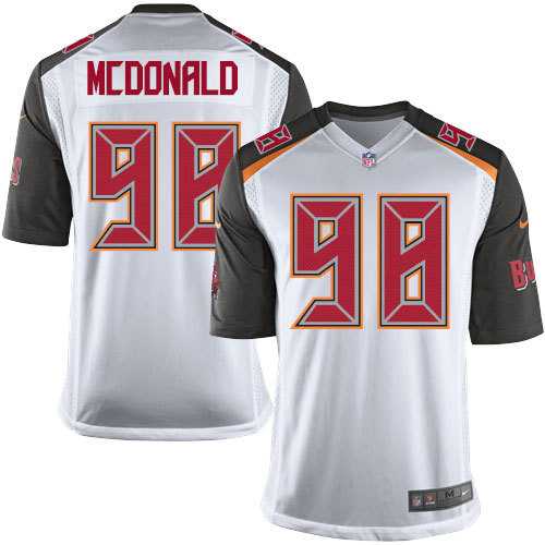 Nike Men & Women & Youth Buccaneers #98 Mcdonald White Team Color Game Jersey