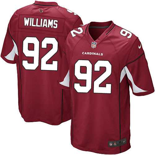 Nike Men & Women & Youth Cardinals #92 Williams Red Team Color Game Jersey