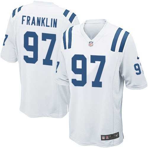 Nike Men & Women & Youth Colts #97 Franklin White Team Color Game Jersey