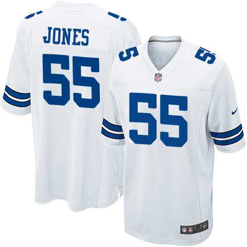 Nike Men & Women & Youth Cowboys #55 Jones White Team Color Game Jersey