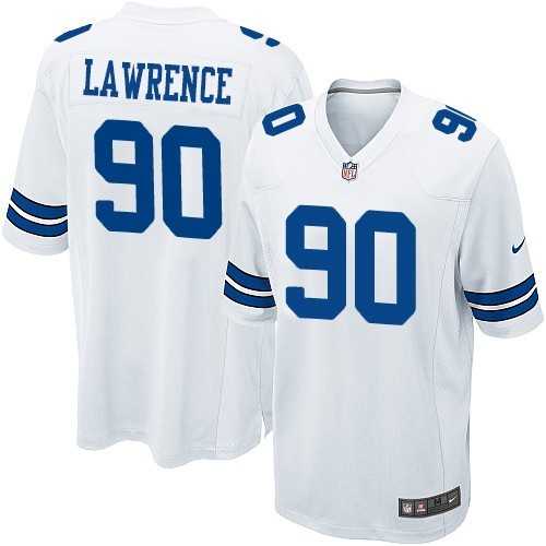Nike Men & Women & Youth Cowboys #90 Demarcus Lawrence White Team Color Game Jersey